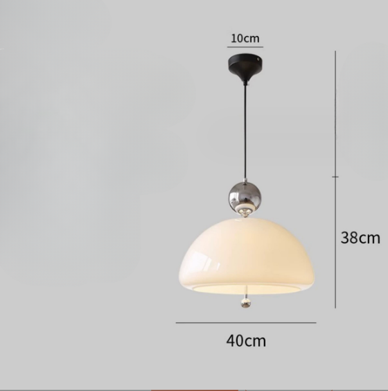 Pendelampa Glas Retro Fransk Taklampa