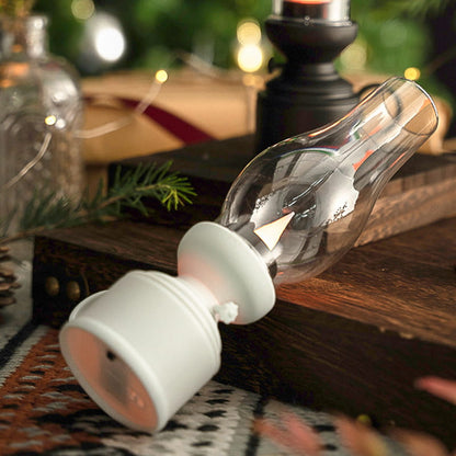 LED Bordslampa med Vintage Lykta Stil