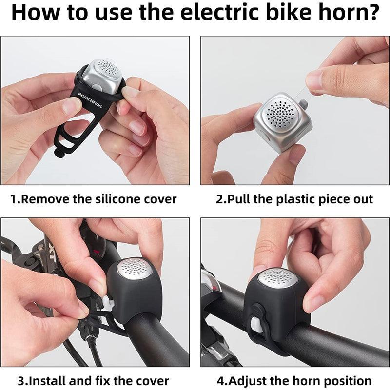 RoyaleGlow Stark Cykelpipa Vattentät 110 dB Ringsignaler