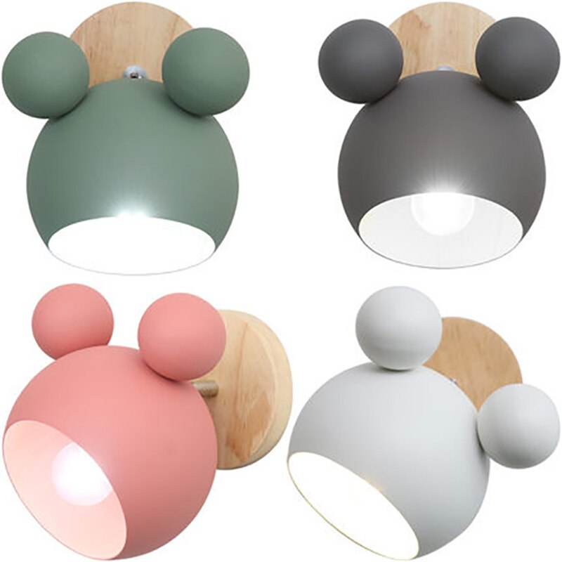 GlowKids - Nordisk LED Vägglampa för Barnrum