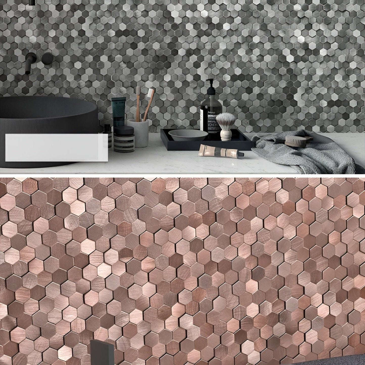 SplashSafe Stickers - Självhäftande lyxigt metalltapet