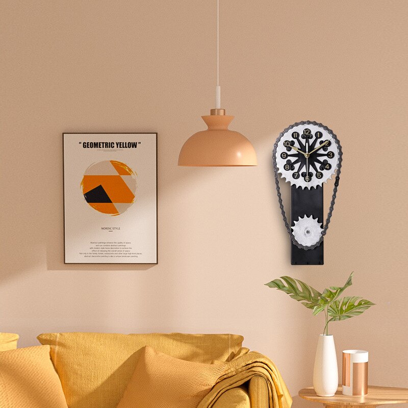 Carvallo - Rotering Gear klocka Med Industriell Charm och Unikt Design