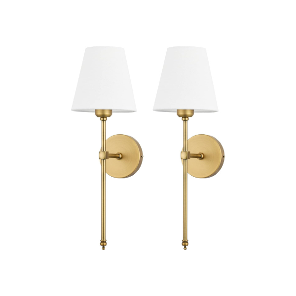 Eleganta vägglampor set om 2