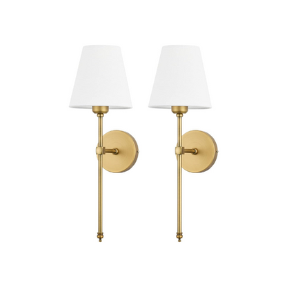 Eleganta vägglampor set om 2