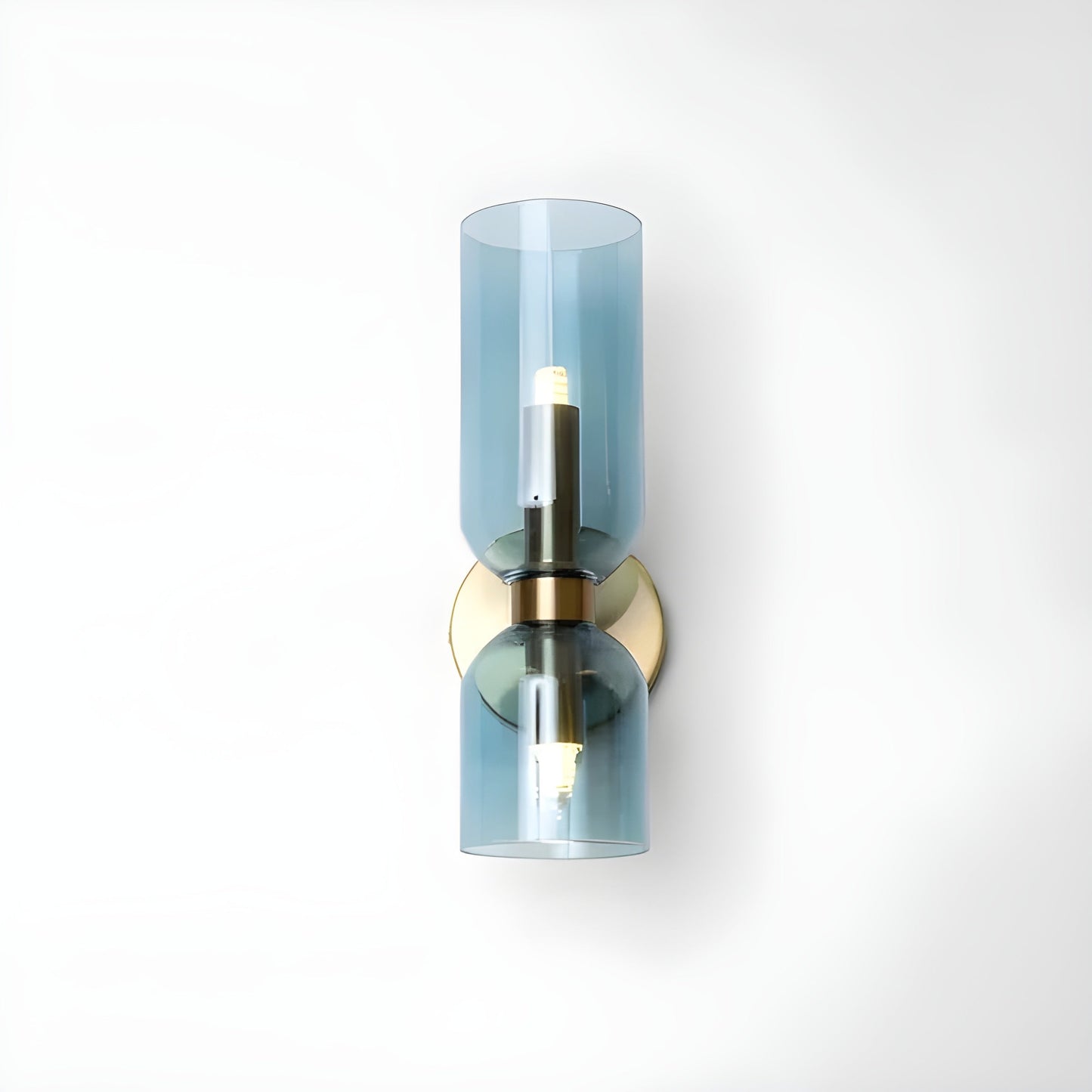 LED-vägglampa med dubbelt huvud – Nordisk design, varmt ljus för boende- och arbetsområden