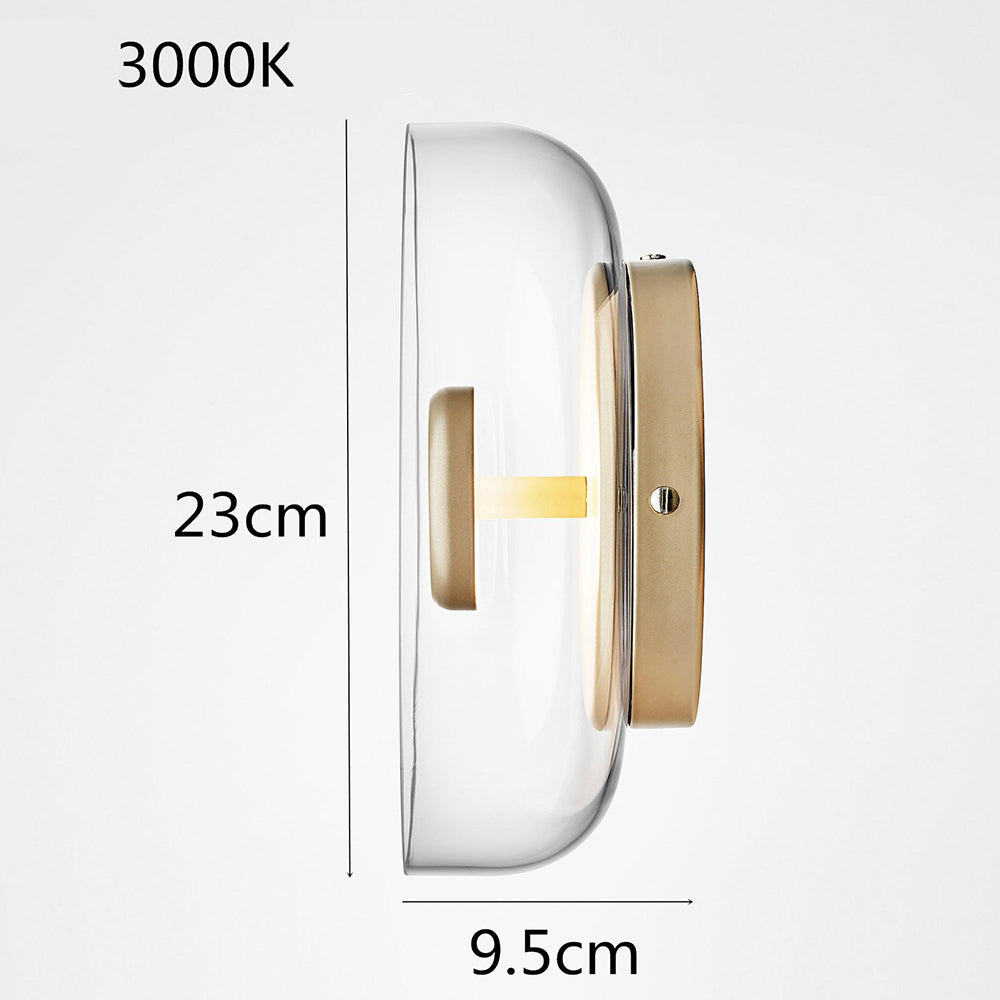 Glas Skål Sovrum Sänglampa Vägglampa