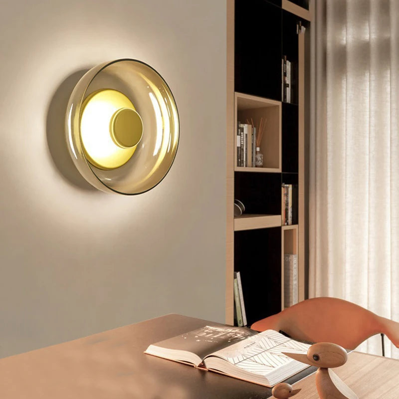 Glas Skål Sovrum Sänglampa Vägglampa