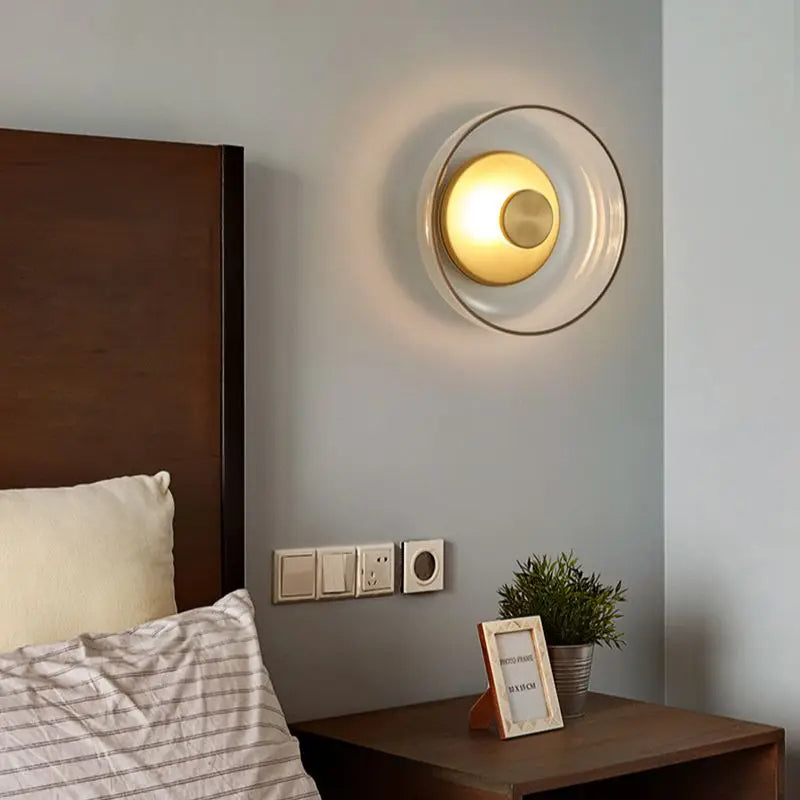 Glas Skål Sovrum Sänglampa Vägglampa