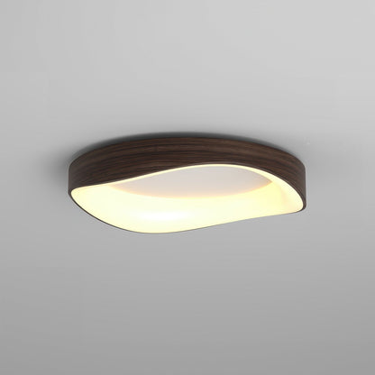 Varmtonad Träådring Taklampa