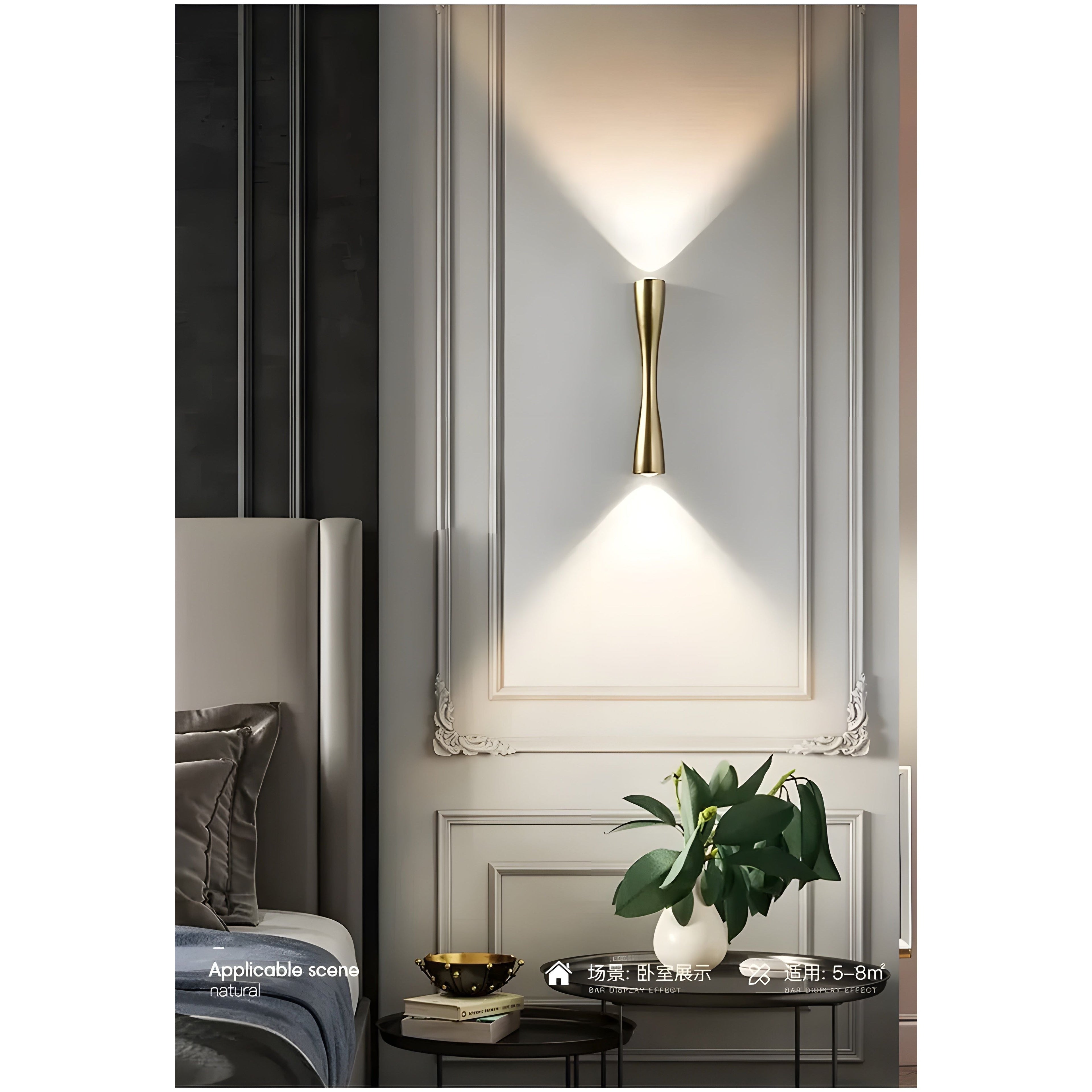 LuxePath Light - Minimalistisk Vattentät LED-Vägglampa