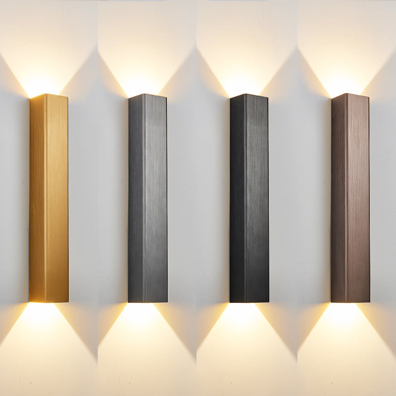 Carvallo Modern Utvändig Vägglampa | Elegant Design | LED med 3 Ljuskällor | Högkvalitativt Metallhus