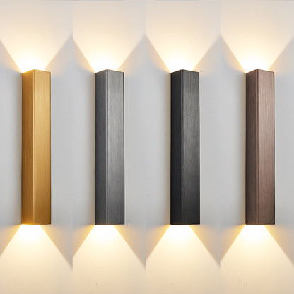 Carvallo Modern Utvändig Vägglampa | Elegant Design | LED med 3 Ljuskällor | Högkvalitativt Metallhus