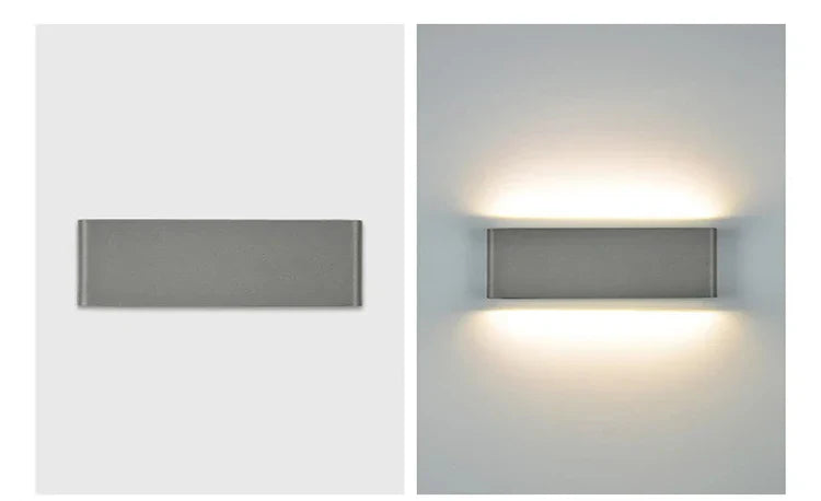 Carvallo Vägglampa Bad | IP65 Vattentålig | Modern Design | LED Aluminium