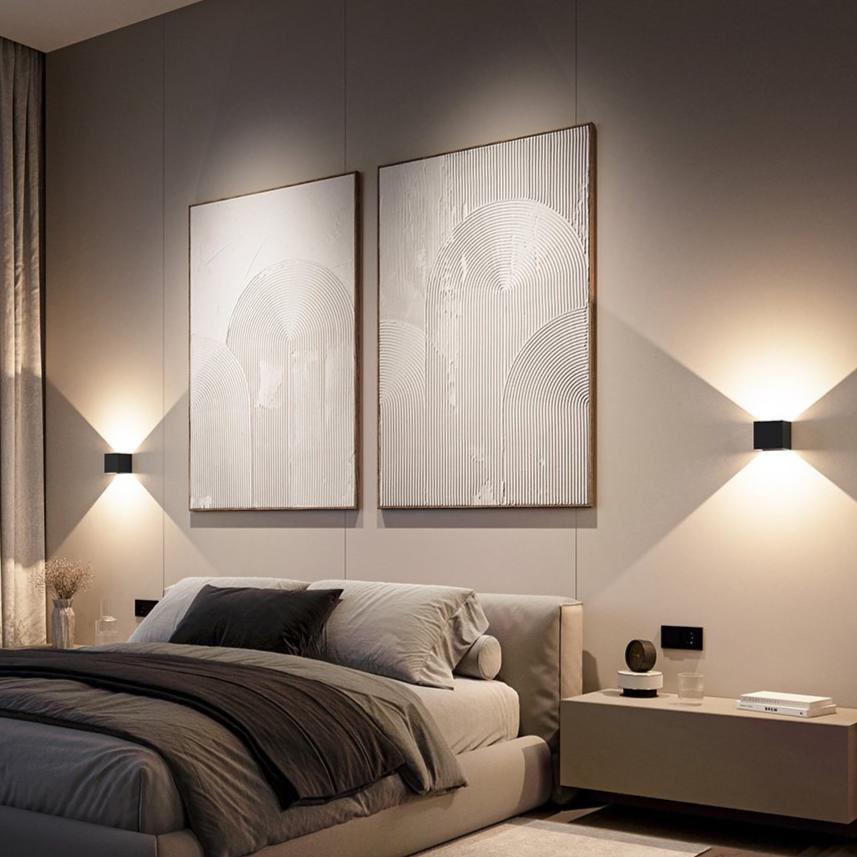 Carvallo – LED Vägglampa med Justerbara Ljusventiler