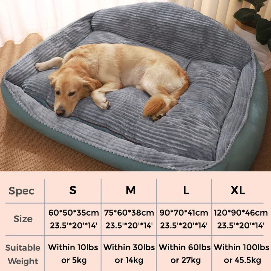 Pawelux All-Season Hypoallergenic Thick Dog Bed - Mjuk, Varm &amp; Maskintvättbar