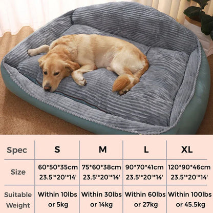 Pawelux All-Season Hypoallergenic Thick Dog Bed - Mjuk, Varm &amp; Maskintvättbar