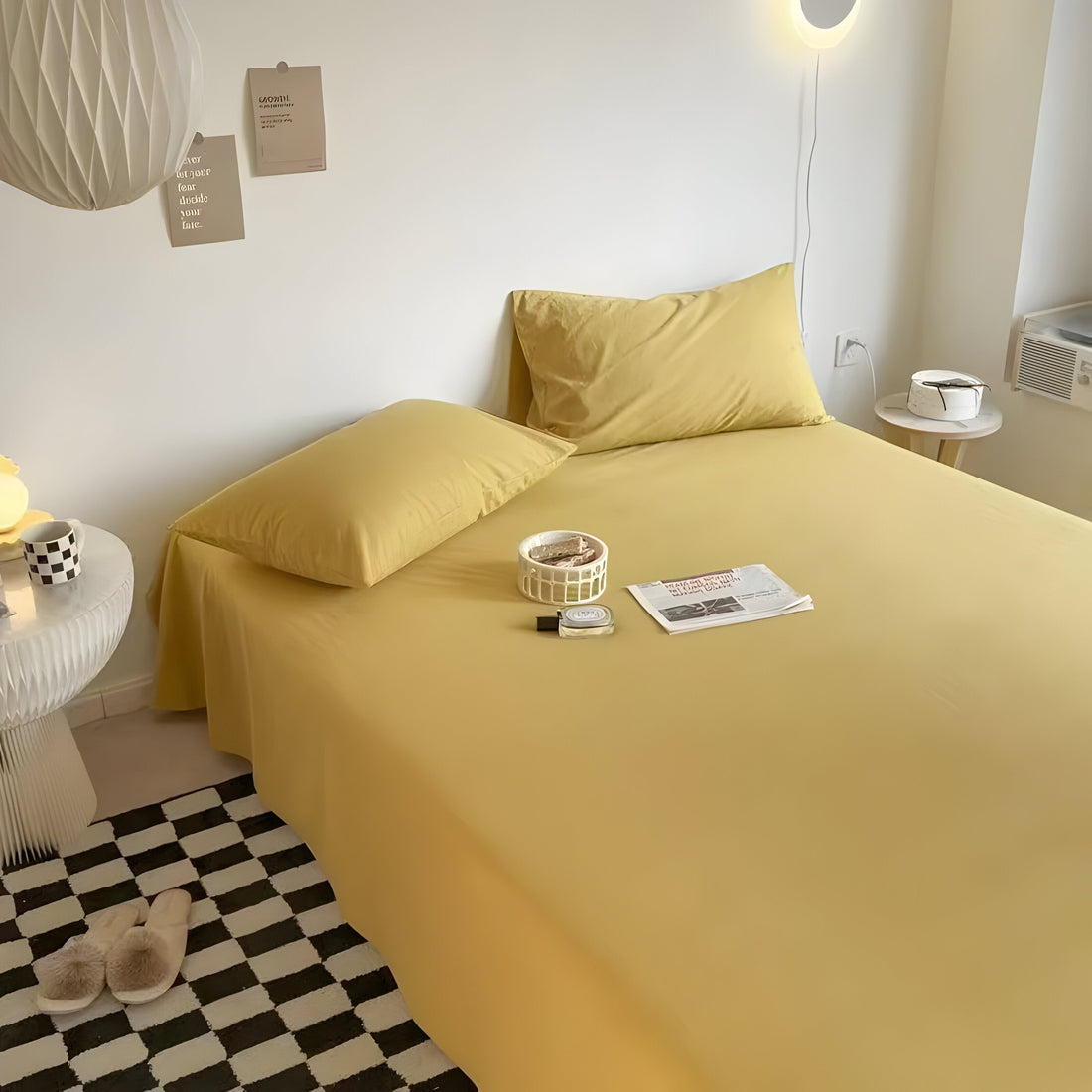 IvoryHaven Bedding - Tvättad bomullsänglakan