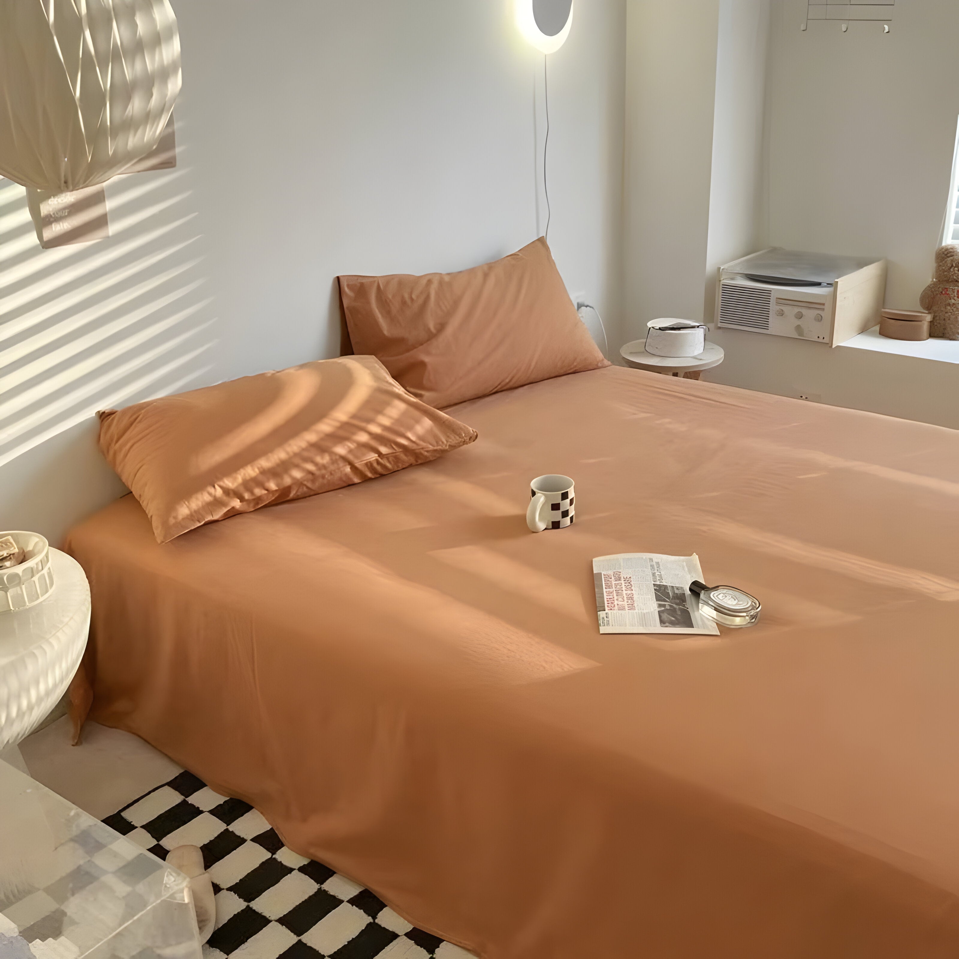 IvoryHaven Bedding - Tvättad bomullsänglakan