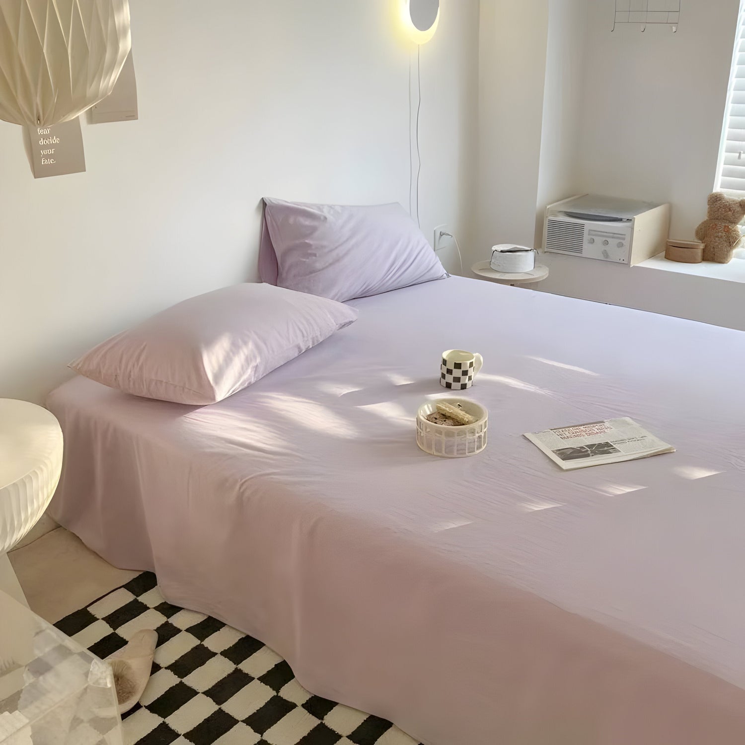 IvoryHaven Bedding - Tvättad bomullsänglakan