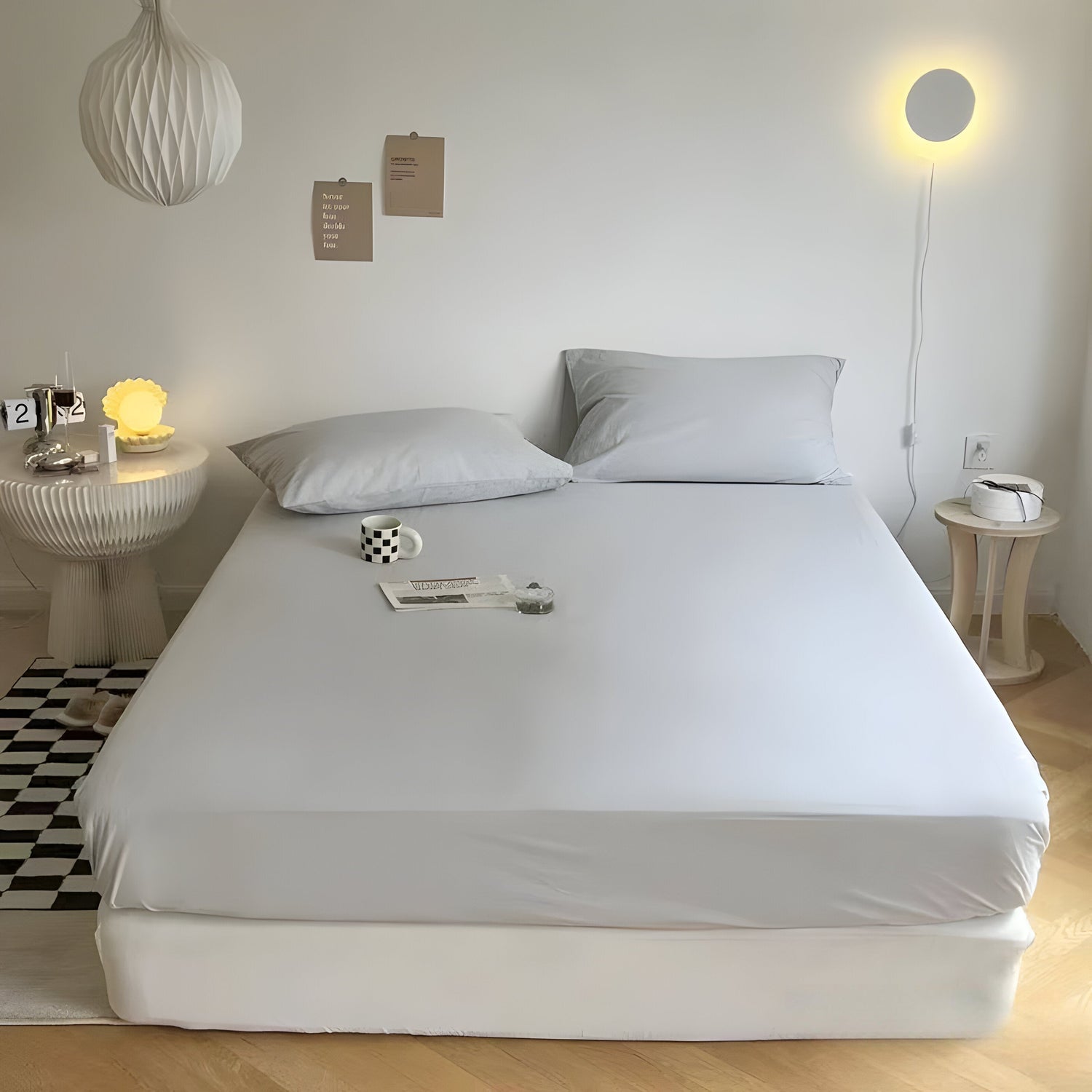 IvoryHaven Bedding - Tvättad bomullsänglakan