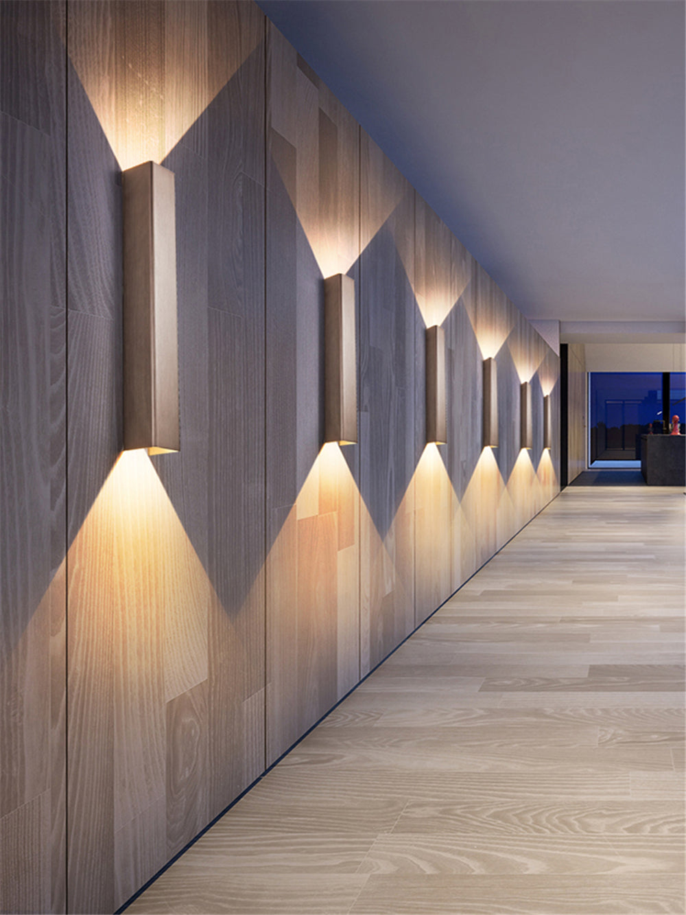 Carvallo Modern Utvändig Vägglampa | Elegant Design | LED med 3 Ljuskällor | Högkvalitativt Metallhus