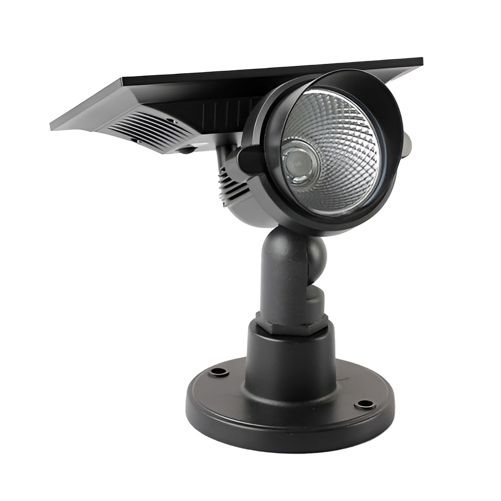 Utomhus Solenergi Trädgårds Spotlights Justerbar LED
