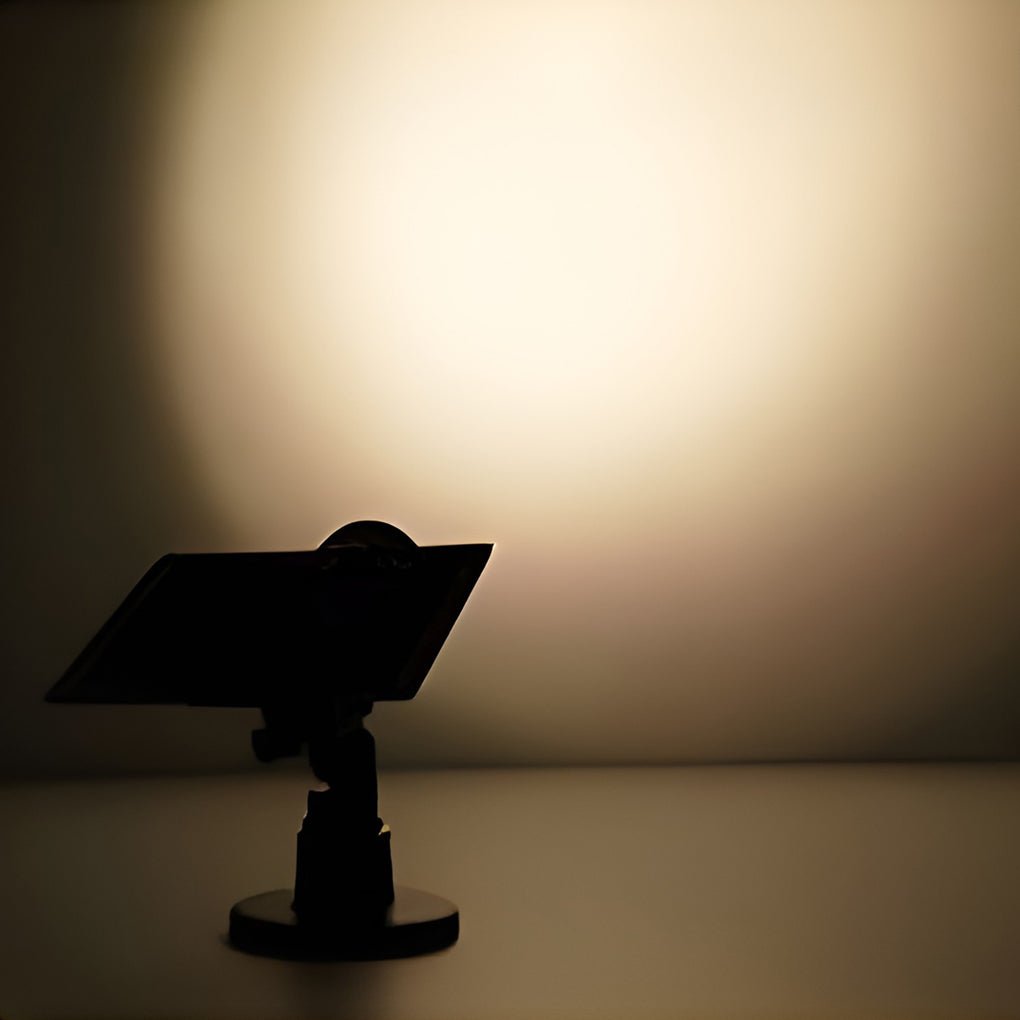 Utomhus Solenergi Trädgårds Spotlights Justerbar LED