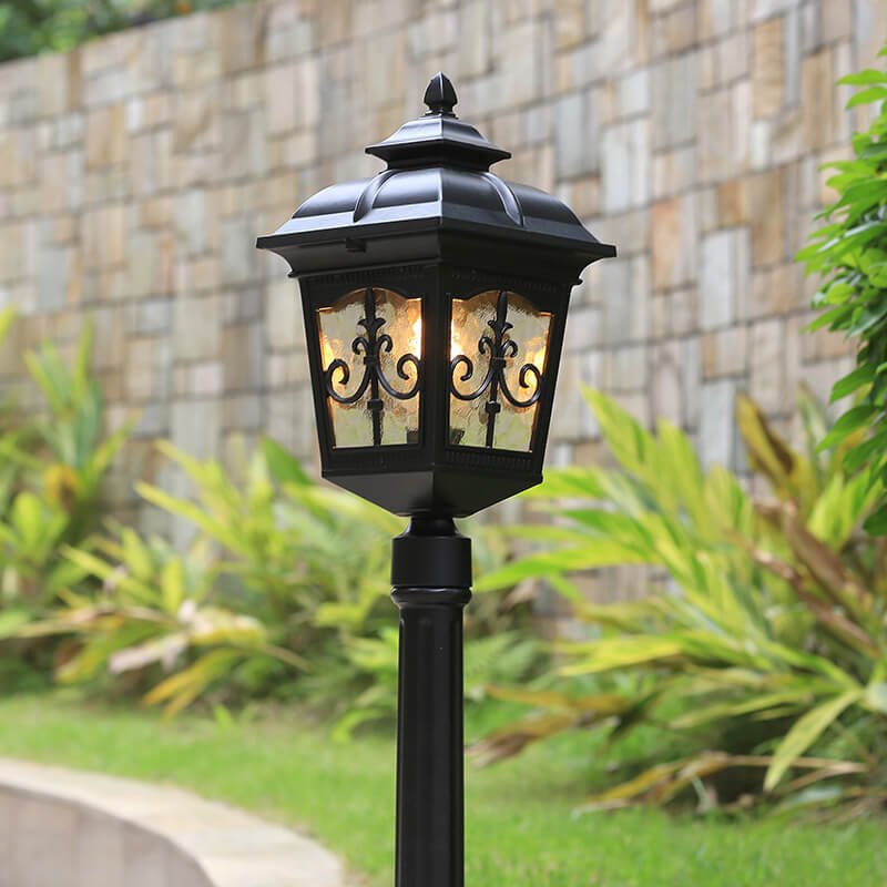 Trädgårdslampa Utomhus Vattentät Metall Lampa