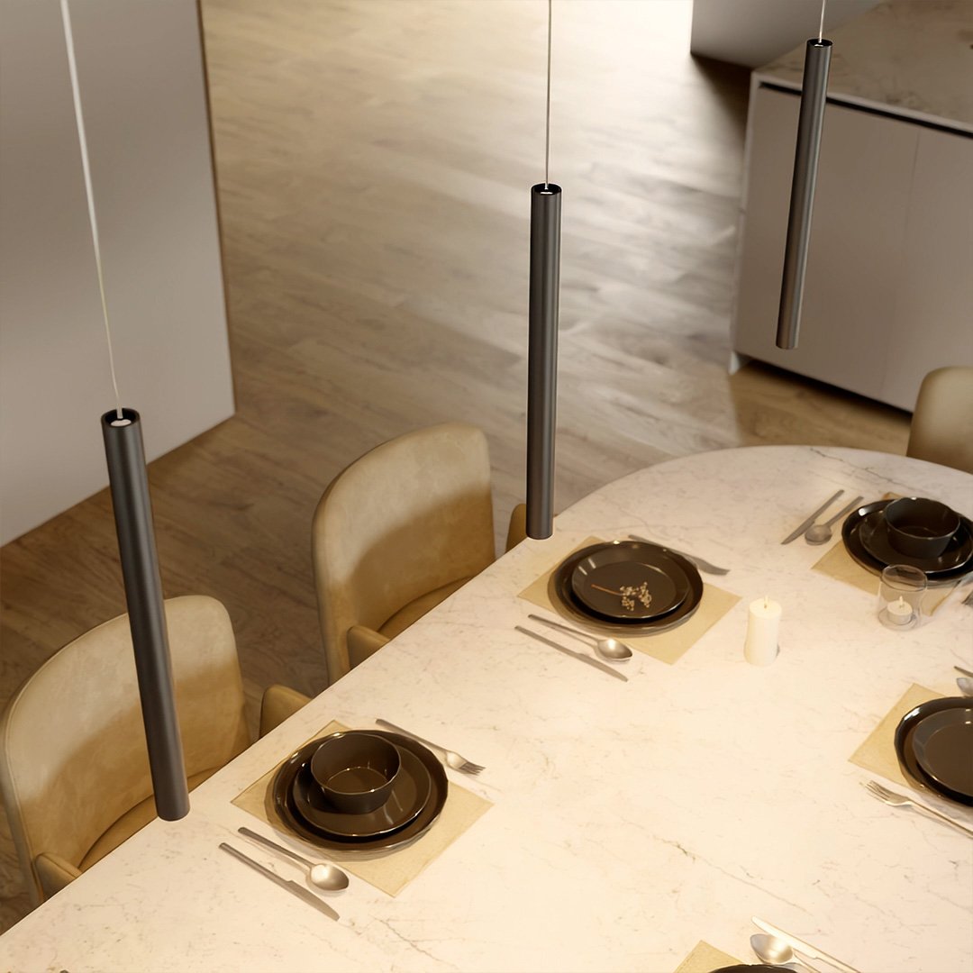 LyraLuxe - Elegant LED Taklampa