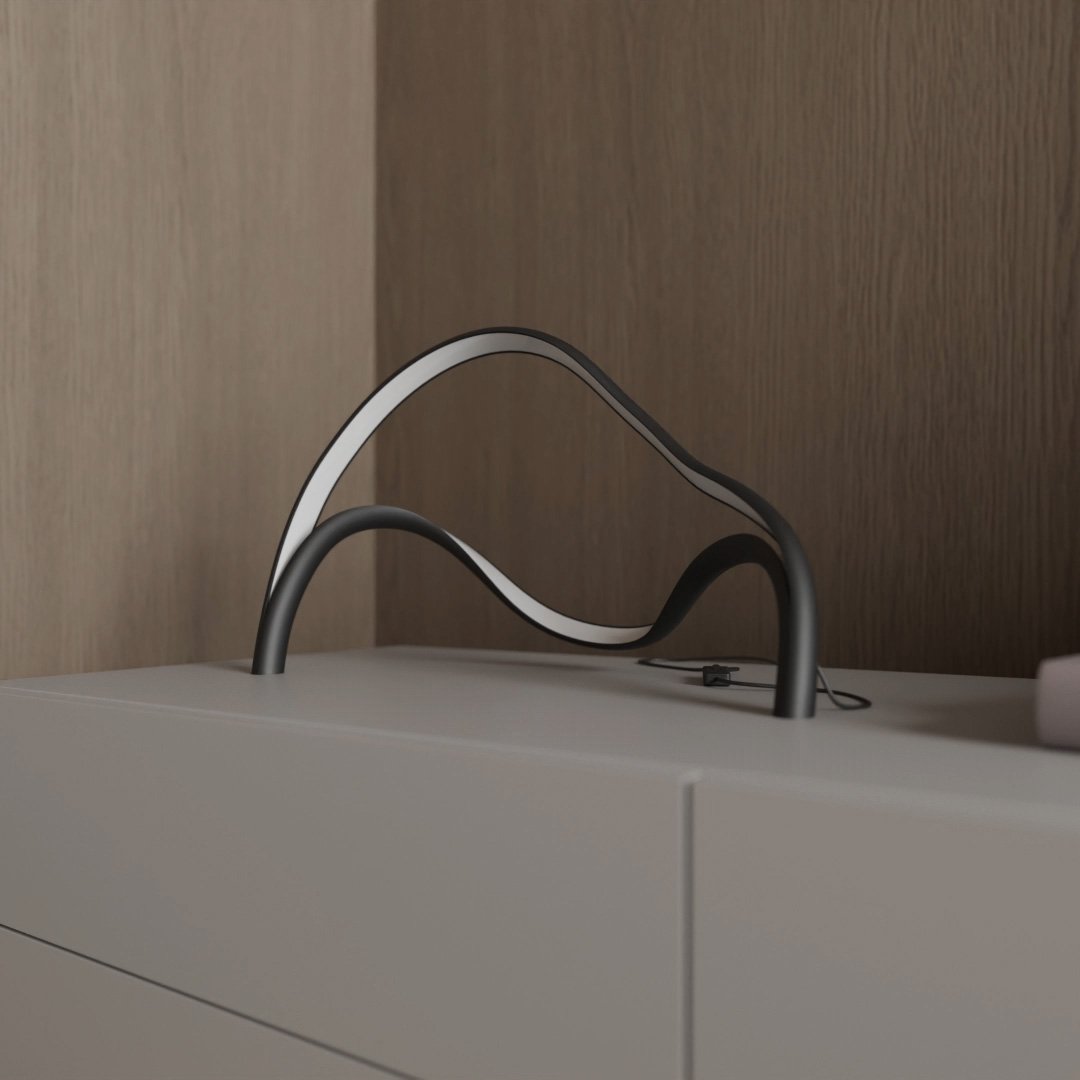 Carvallo – Minimalistisk LED Bordslampa med Stilren Design