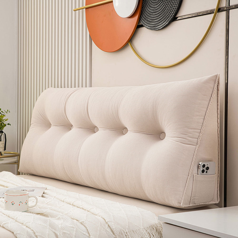 Royelux Vattentät Wedge Kudde - Ergonomiskt Stöd för Inomhus- och Utomhusbruk