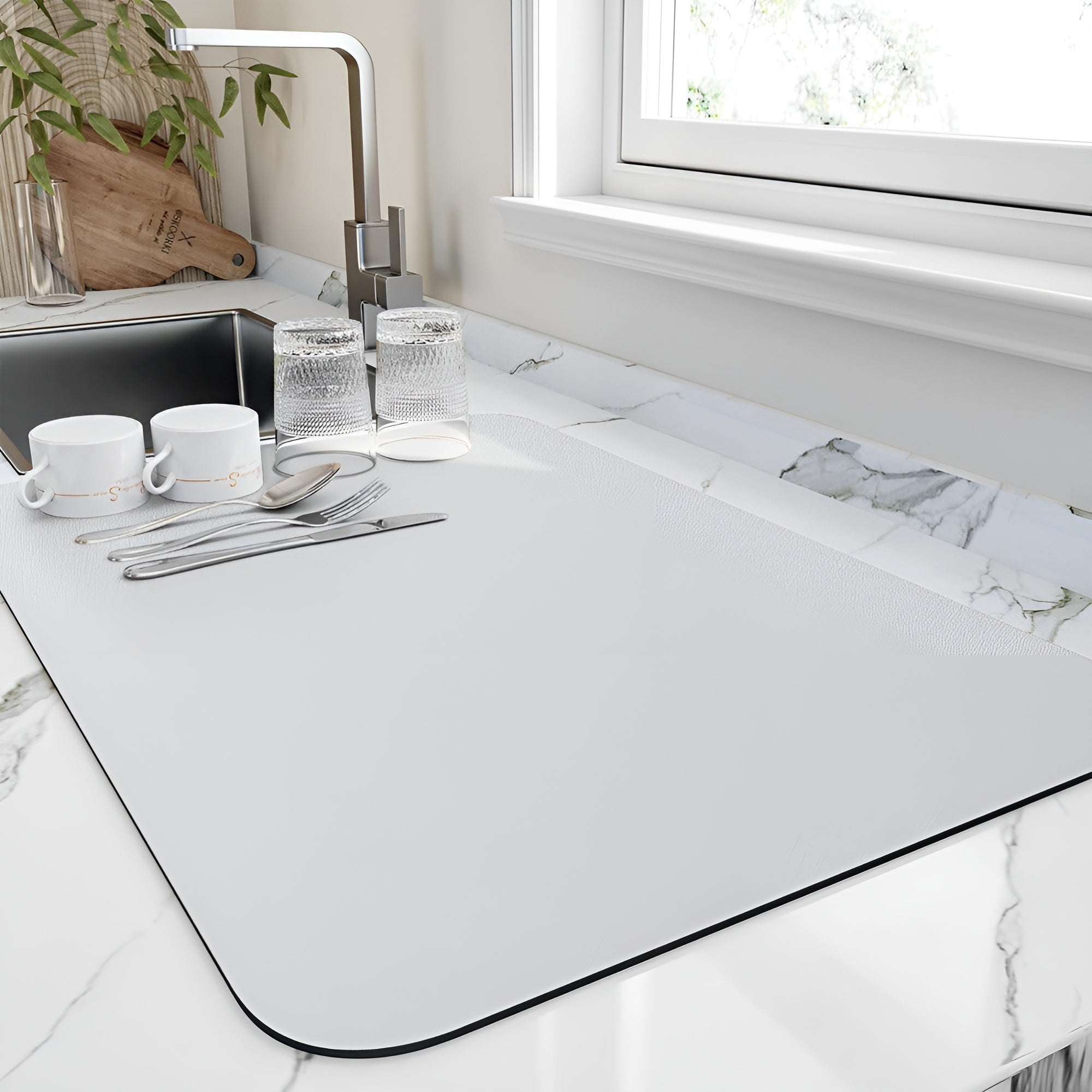 Diskmatta – Absorberande och Snabbtorkande | Idealisk för Kök och Diskho