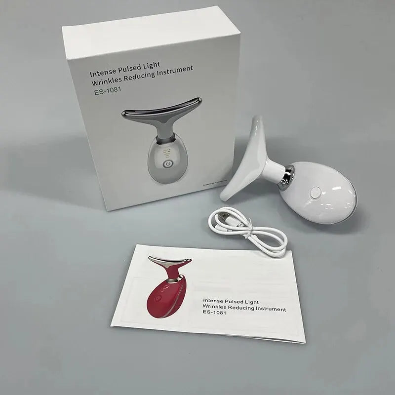 LED Ansikte &amp; Nacke Lyftande Massager