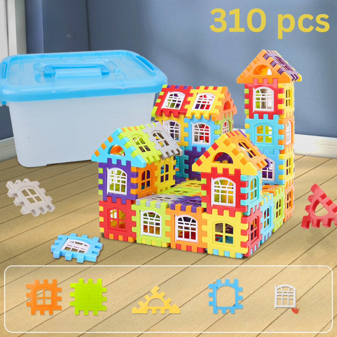 Montessori Fönster Byggblock för Barn