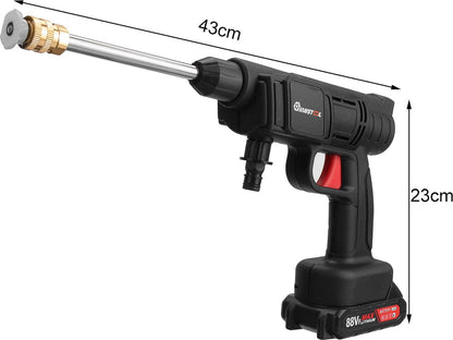 Batterilös högtryckstvätt – batteridriven högtryckstvätt med 12000mAh batteri för utomhusrengöring