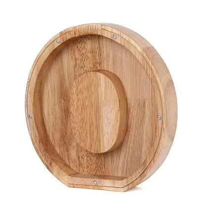 Trä Bokstavsbokstäver Initial Spargris Personlig Inredning