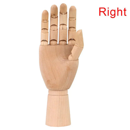 Trä Flyttbart Handmodell 25cm Modern Konst Referens