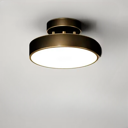 ÉclatCuivre – Rund Kopparlampa för Entré och Sovrum