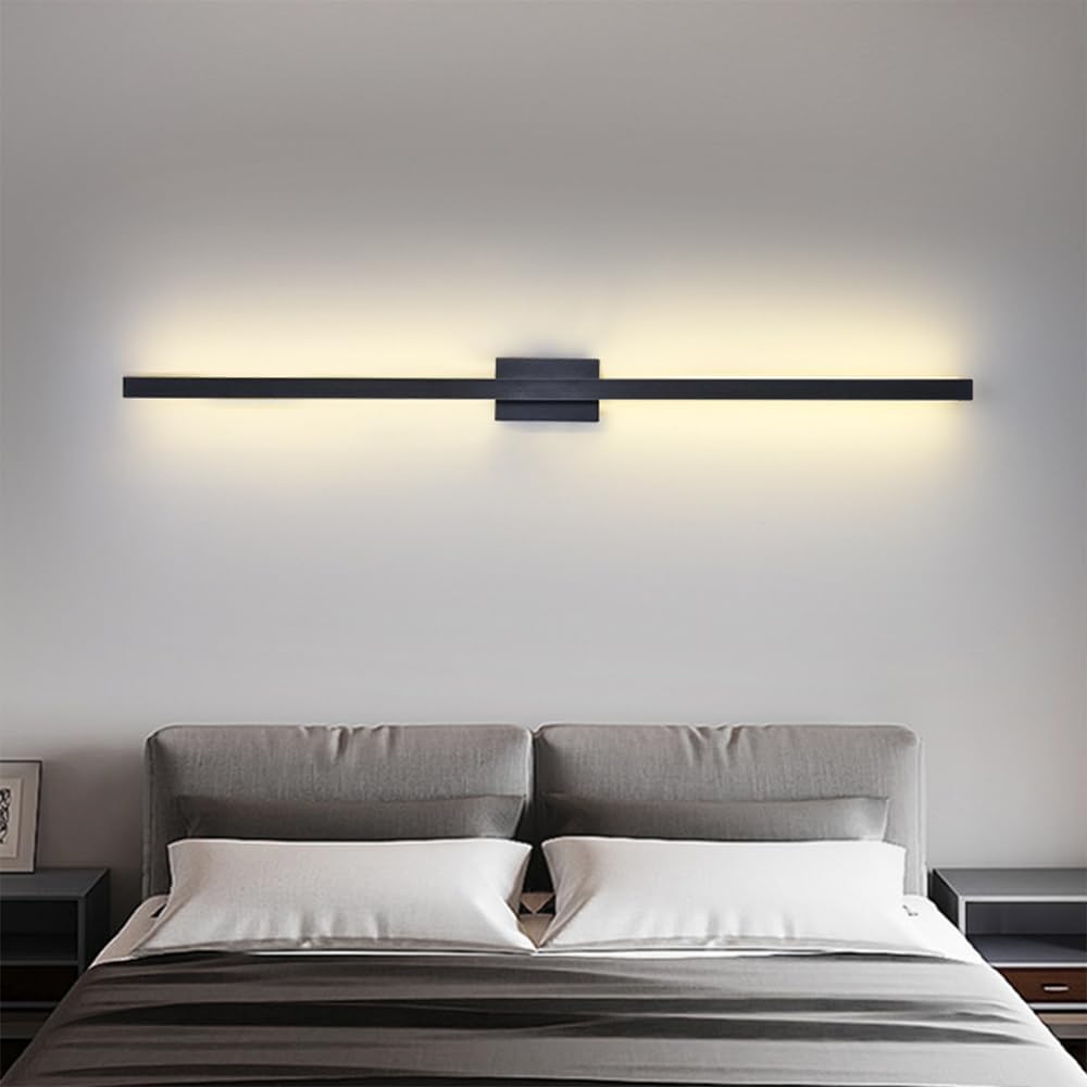 Vägglampa Modern Svart LED Inomhusarmatur