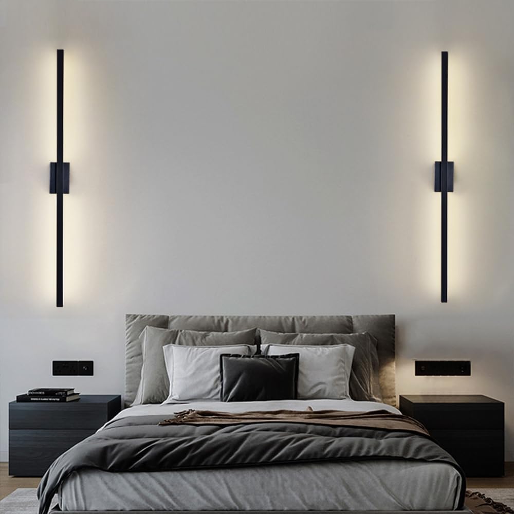 Vägglampa Modern Svart LED Inomhusarmatur