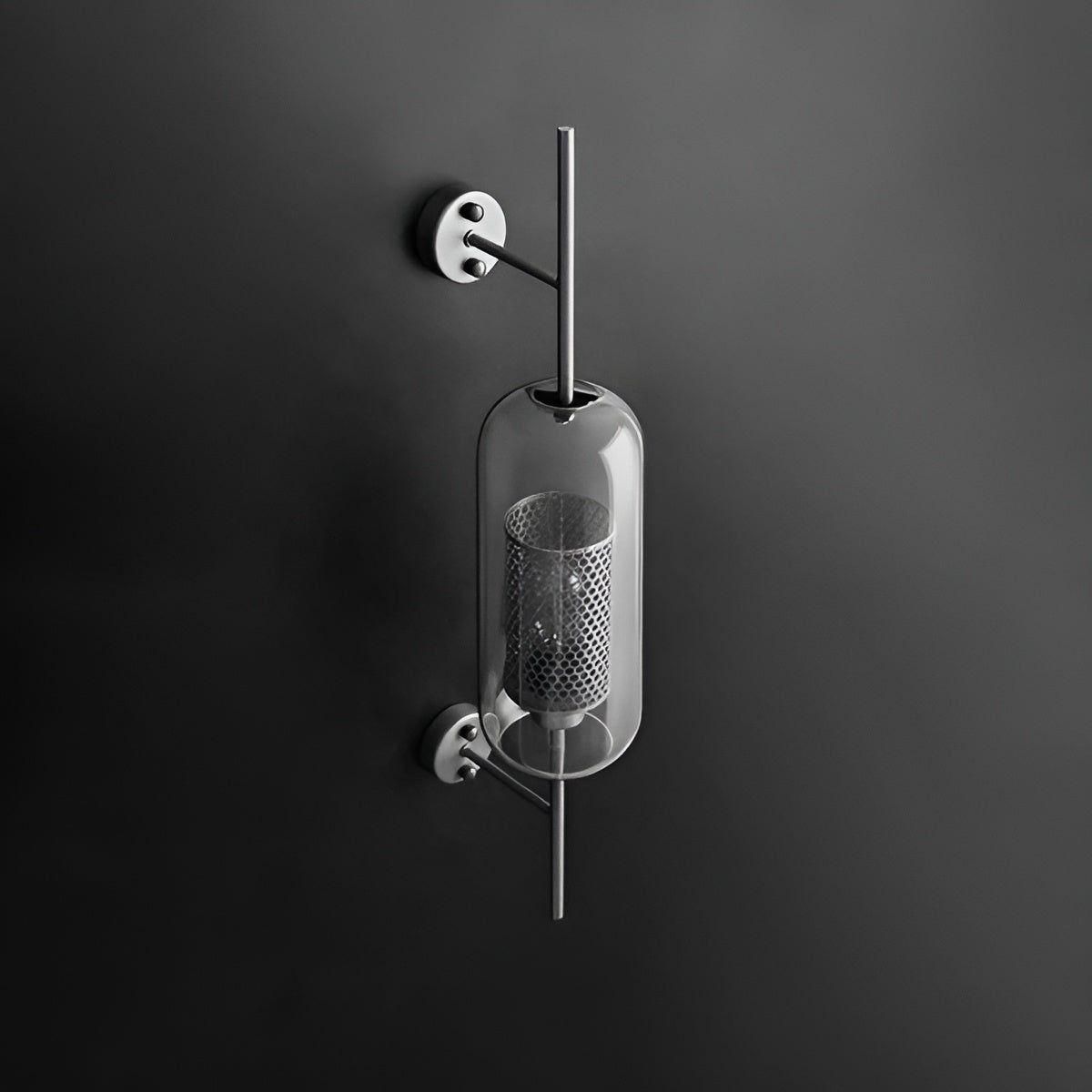 SleekGlass Lampa - Nordisk Elegant Glass Vägglampa för Modern Inredningsdesign