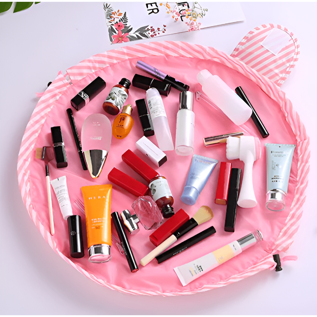 Glam Pouch - Bärbar snörning makeup-organizer