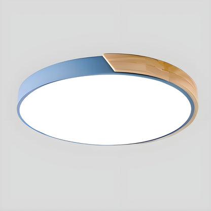 LED-taklampa i trä - Dekorativ &amp; Modern i mjuka macarons färger Skandinaviskt design