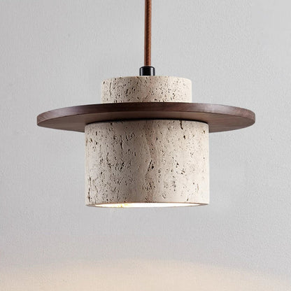 ÉliteTravertin - Elegant Travertine Chandelier