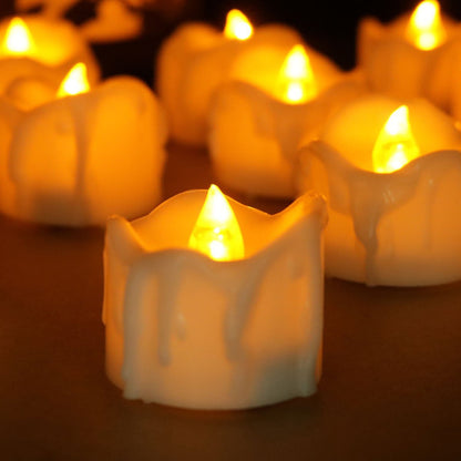 LED Tealightljus Varm Flammig Glöd