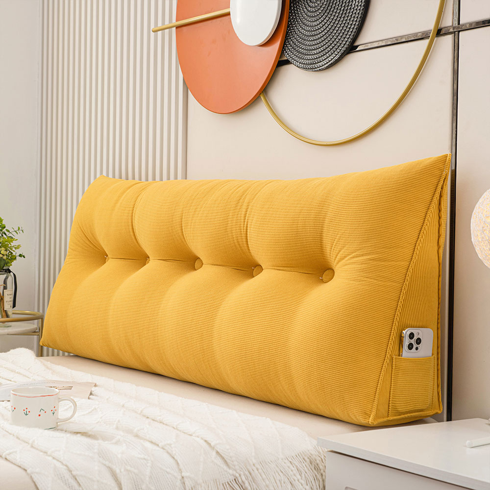 Royelux Vattentät Wedge Kudde - Ergonomiskt Stöd för Inomhus- och Utomhusbruk