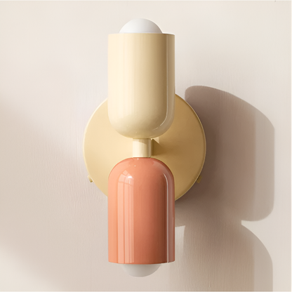 Färg Wabi Duo - Minimalistisk Modern LED-Dubbelhuvud-lampor