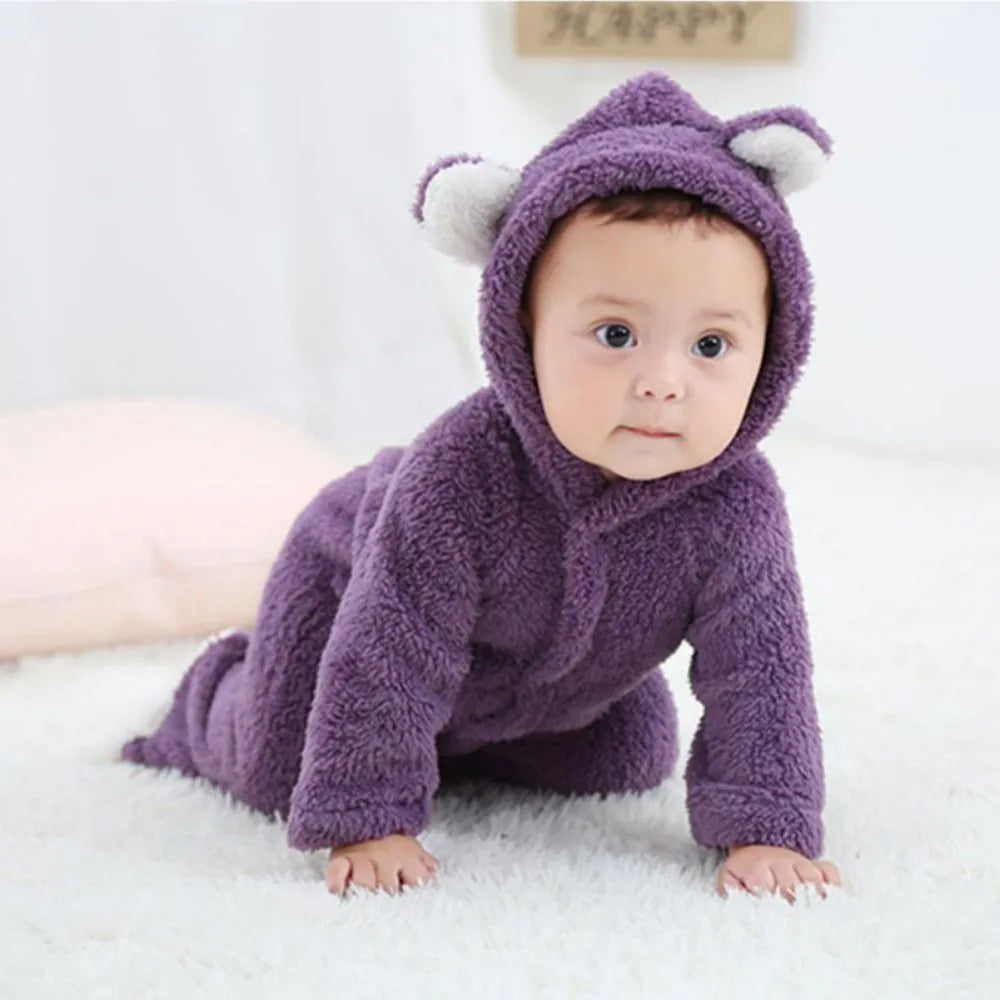 Söt babybody i björndesign