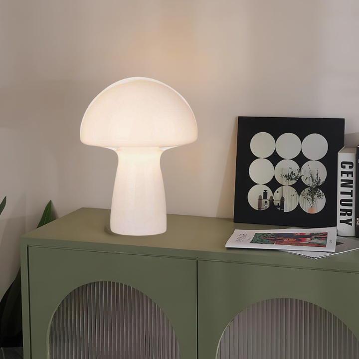 Carvallo – Charmig Bordslampa med Vintage Svampdesign