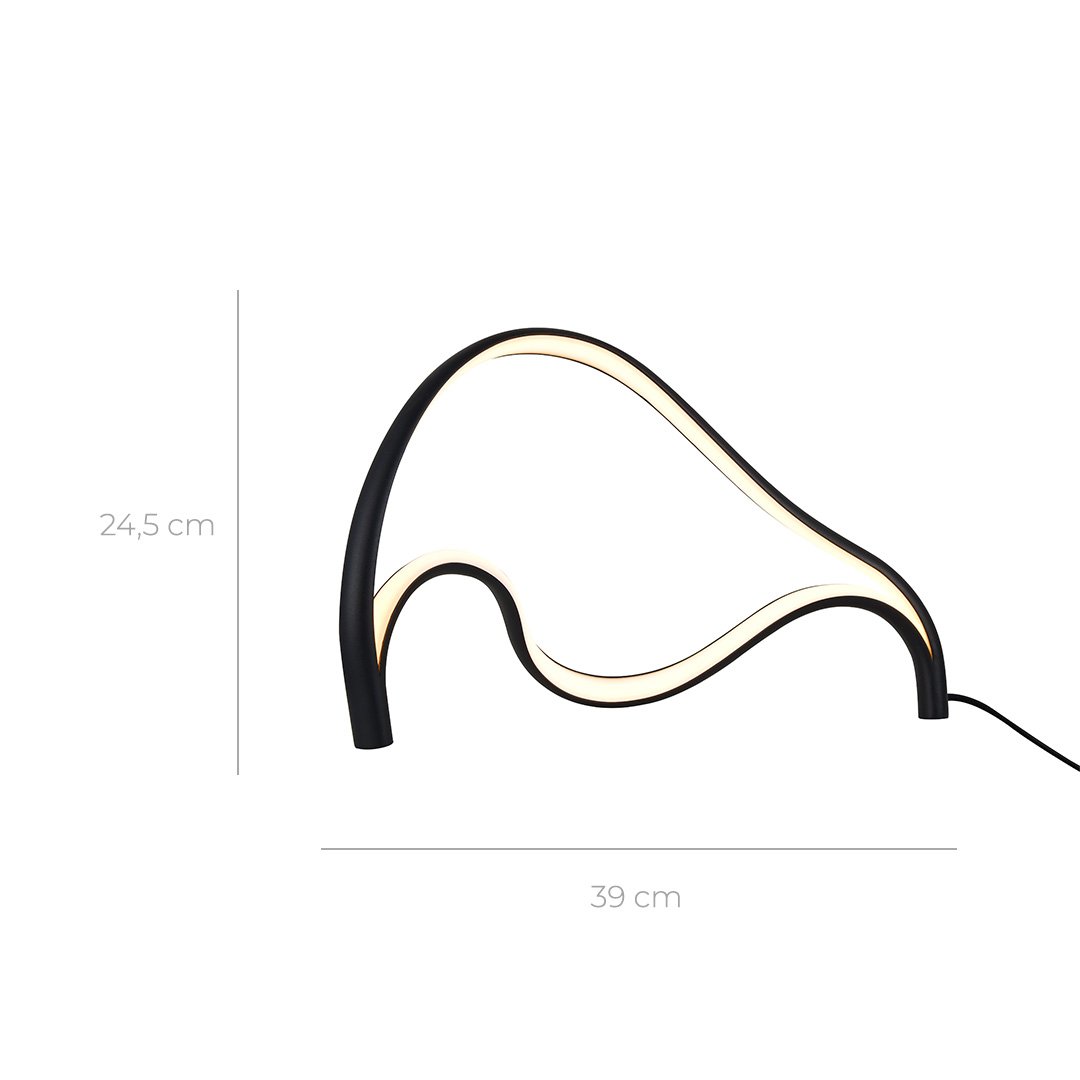 Carvallo – Minimalistisk LED Bordslampa med Stilren Design